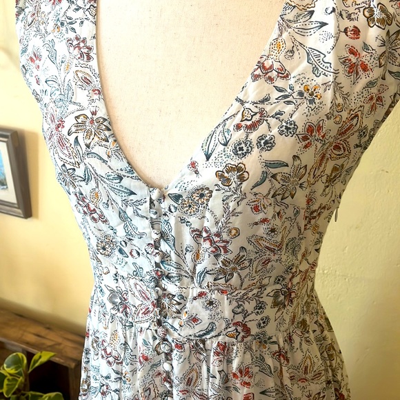 Sezane floral boho dress size 36 - Picture 2 of 4